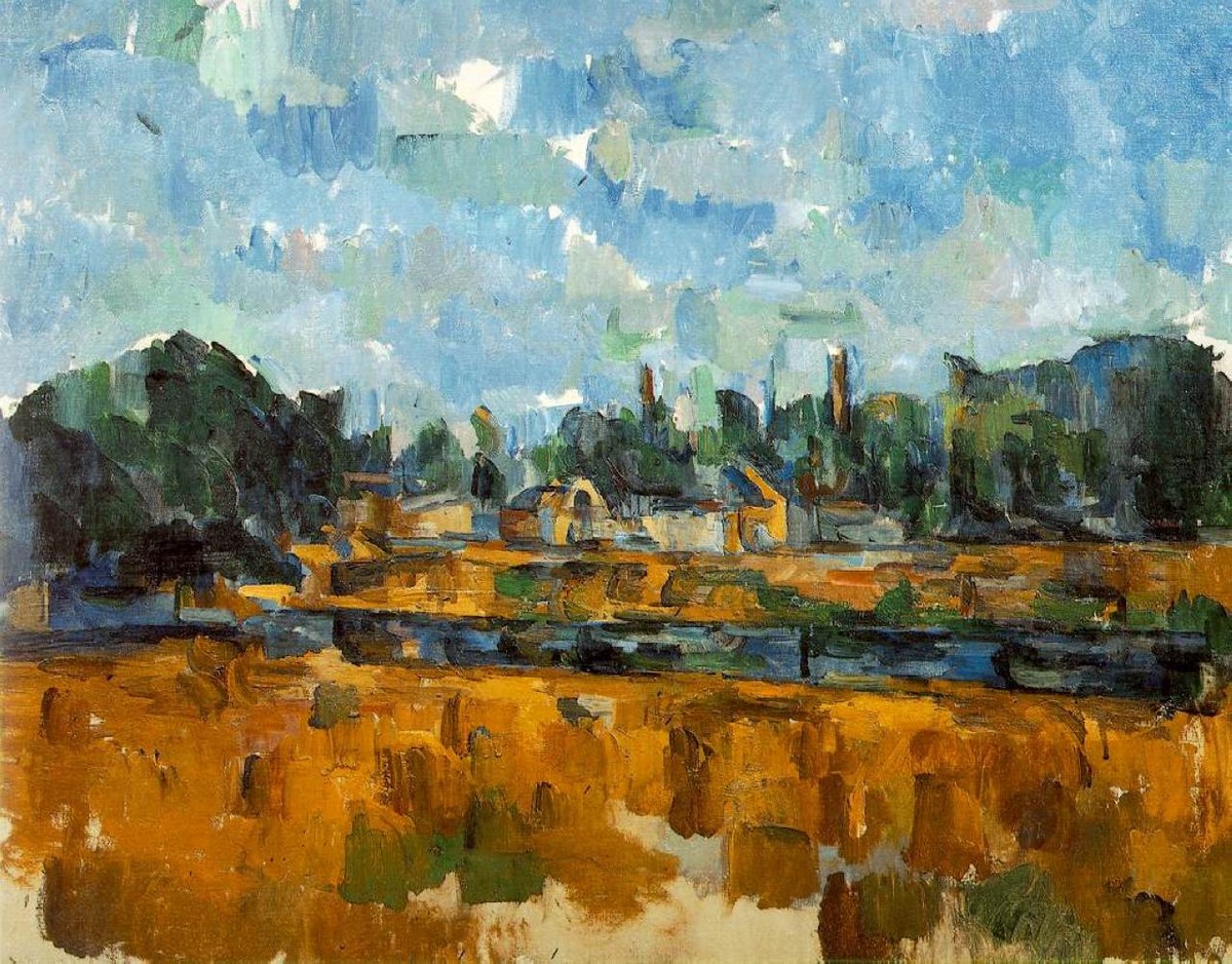 Riverbanks by Paul Cezanne