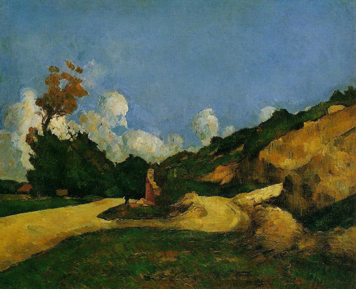 Road by Paul Cezanne