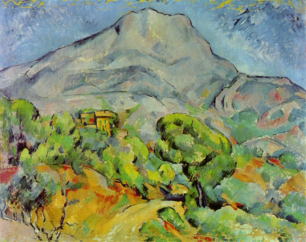 Road near Mont Sainte-Victoire by Paul Cezanne