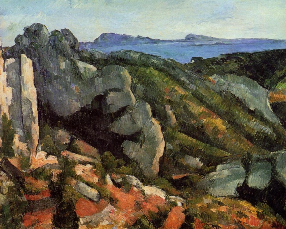 Rocks at L'Estaque by Paul Cezanne