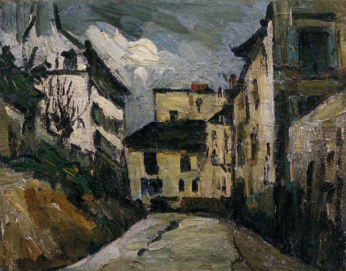Rue des Saules. Montmartre by Paul Cezanne