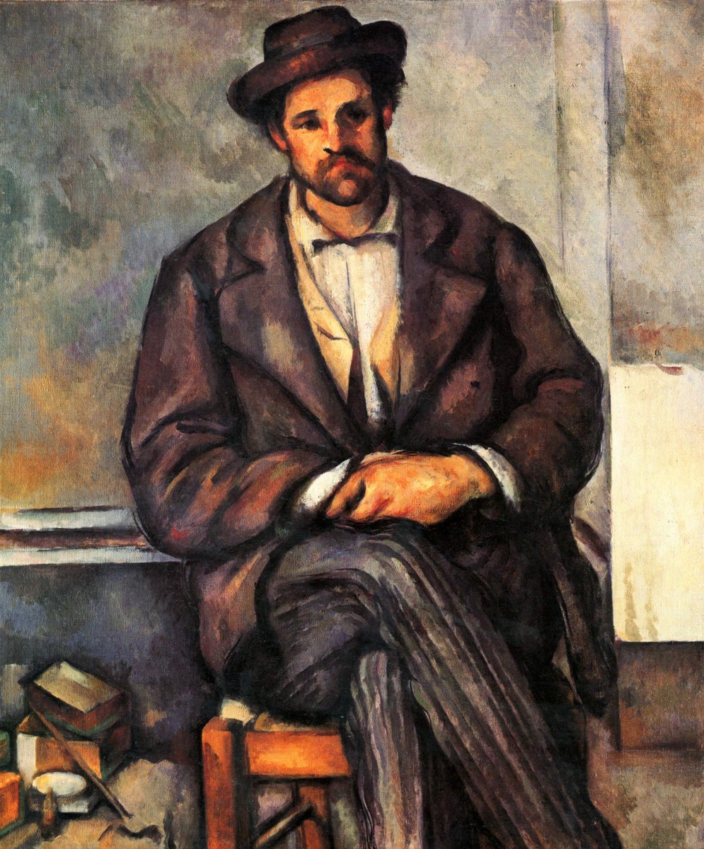 Seated Peasant by Paul Cezanne
