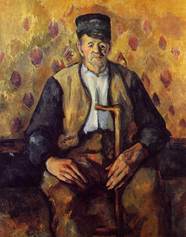 Seated Peasant by Paul Cezanne