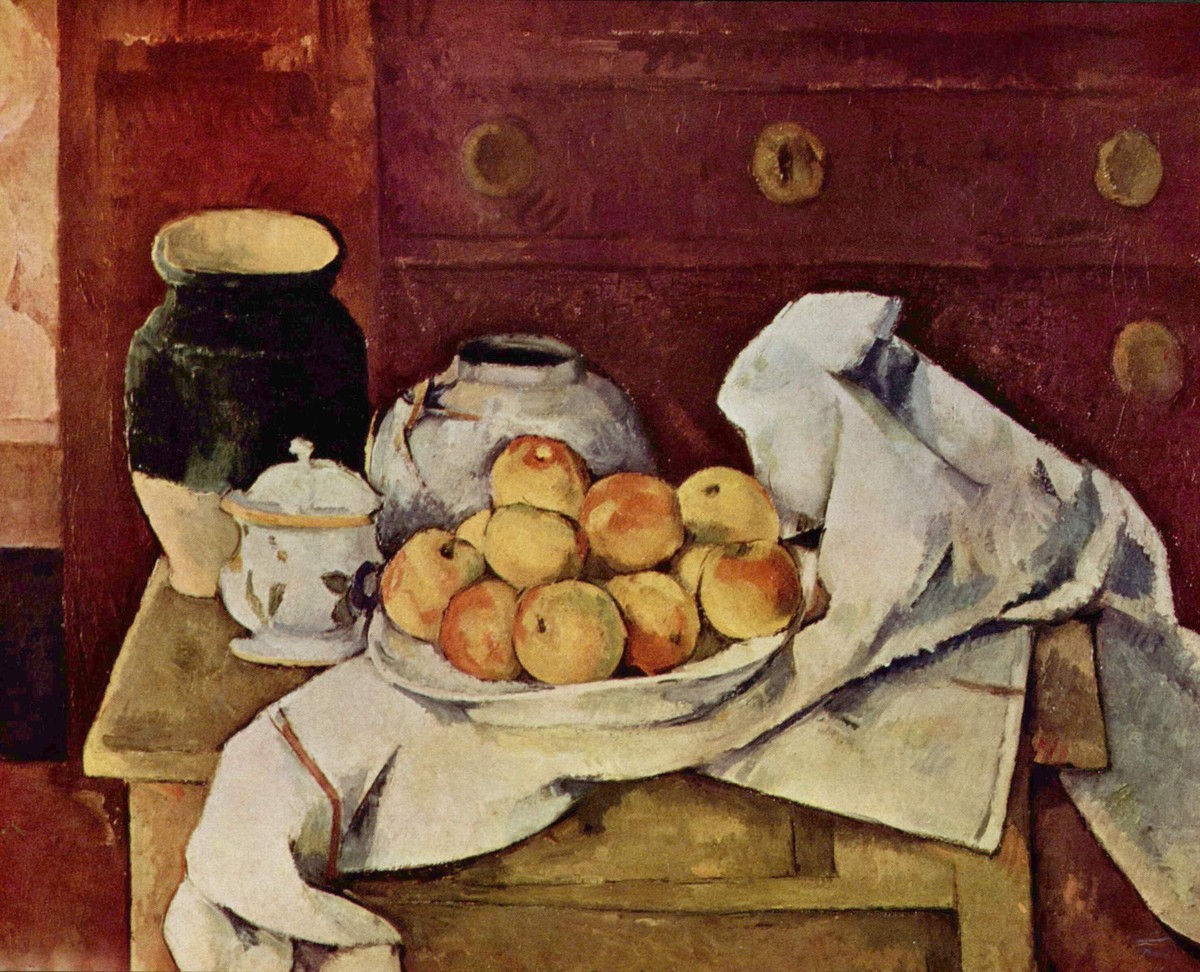 Still Life with a Chest of Drawers by Paul Cezanne