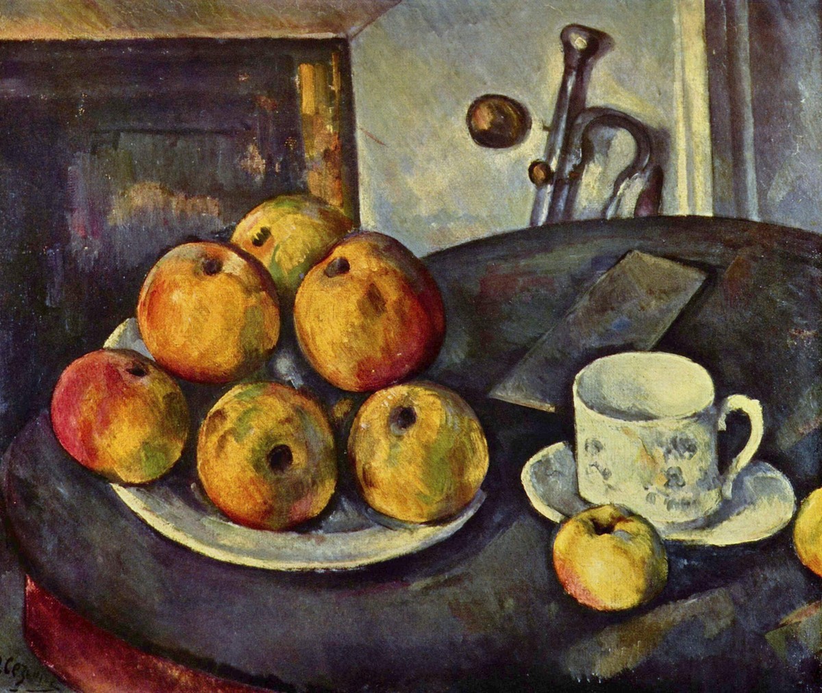 Still Life with Apples by Paul Cezanne