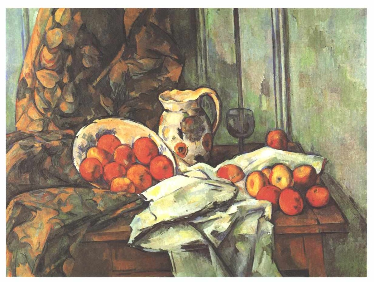Still life with jug by Paul Cezanne