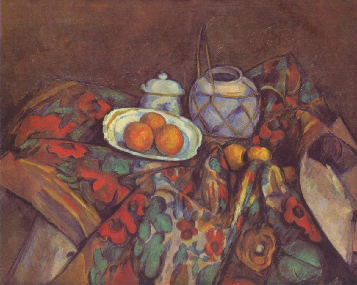 Still Life with Oranges by Paul Cezanne