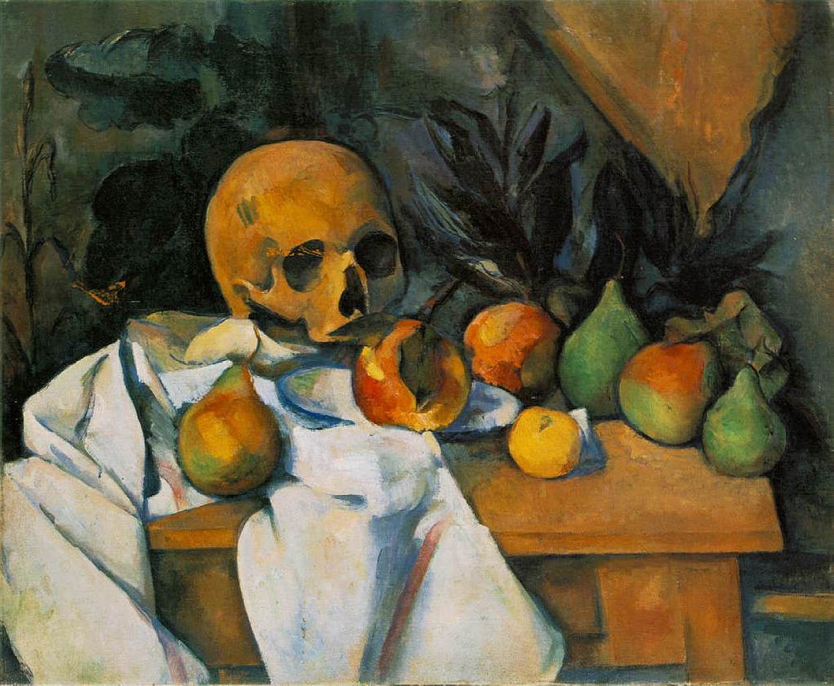 Still Life with Skull by Paul Cezanne