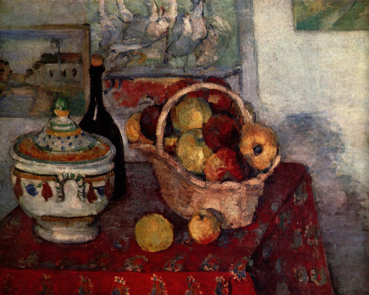 Still Life with Soup Tureen by Paul Cezanne
