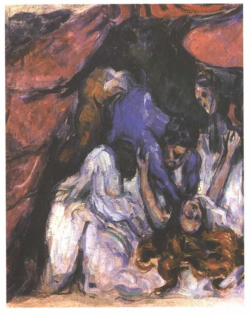 Strangled woman by Paul Cezanne