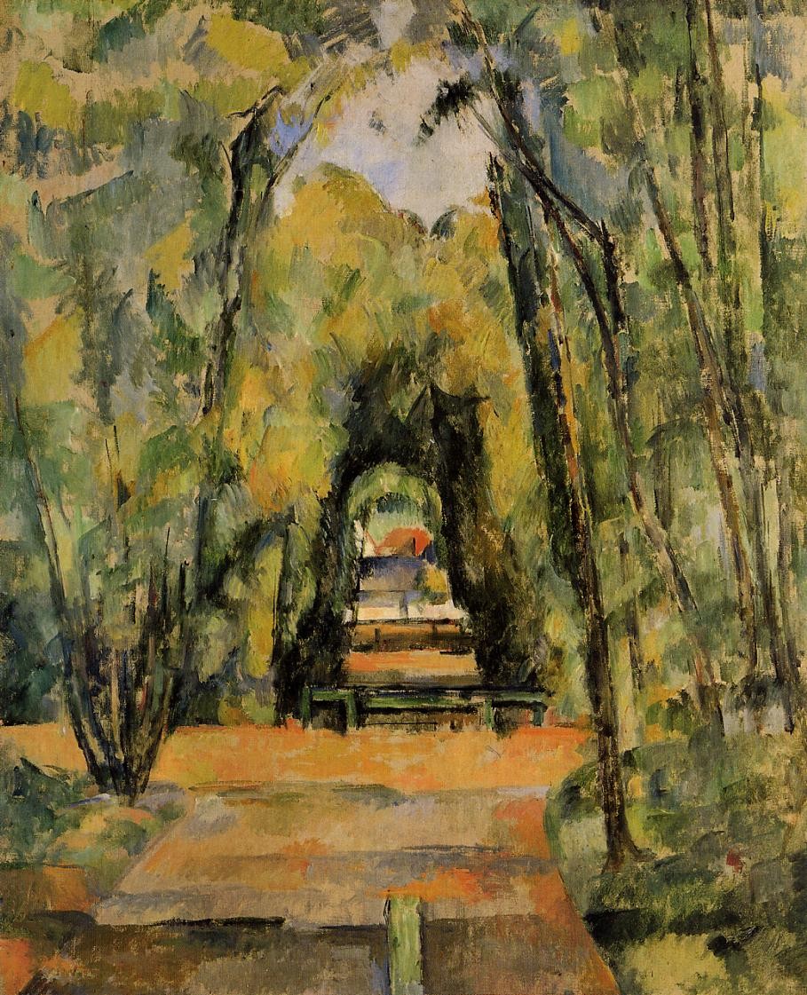 The Alley at Chantilly by Paul Cezanne