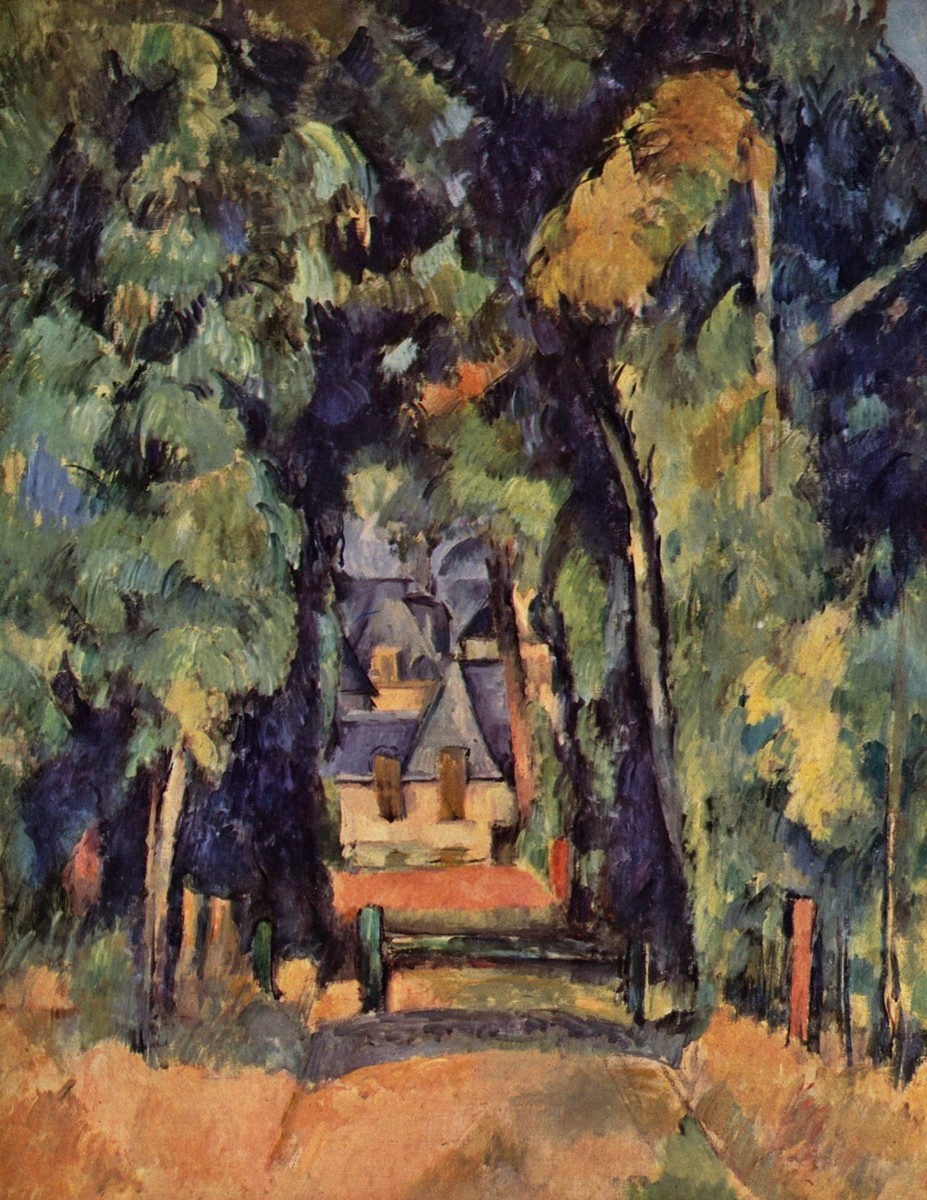 The Alley at Chantilly by Paul Cezanne