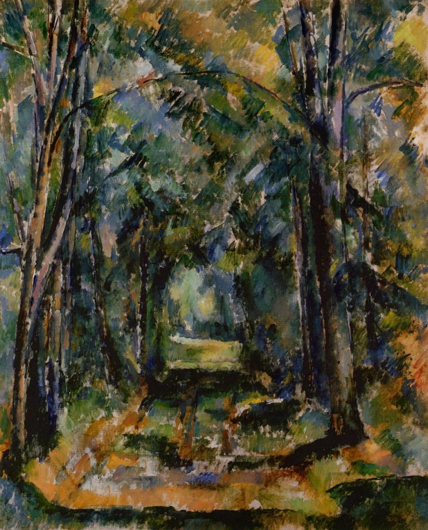 The Alley at Chantilly by Paul Cezanne