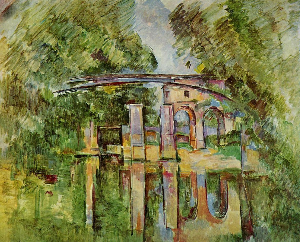 The Aqueduct and Lock by Paul Cezanne