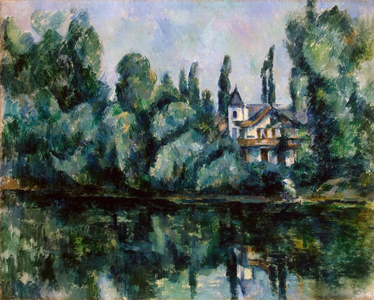 The Banks of the Marne by Paul Cezanne
