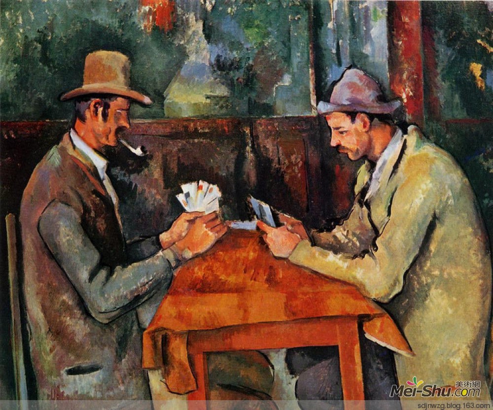 The Card Players by Paul Cezanne