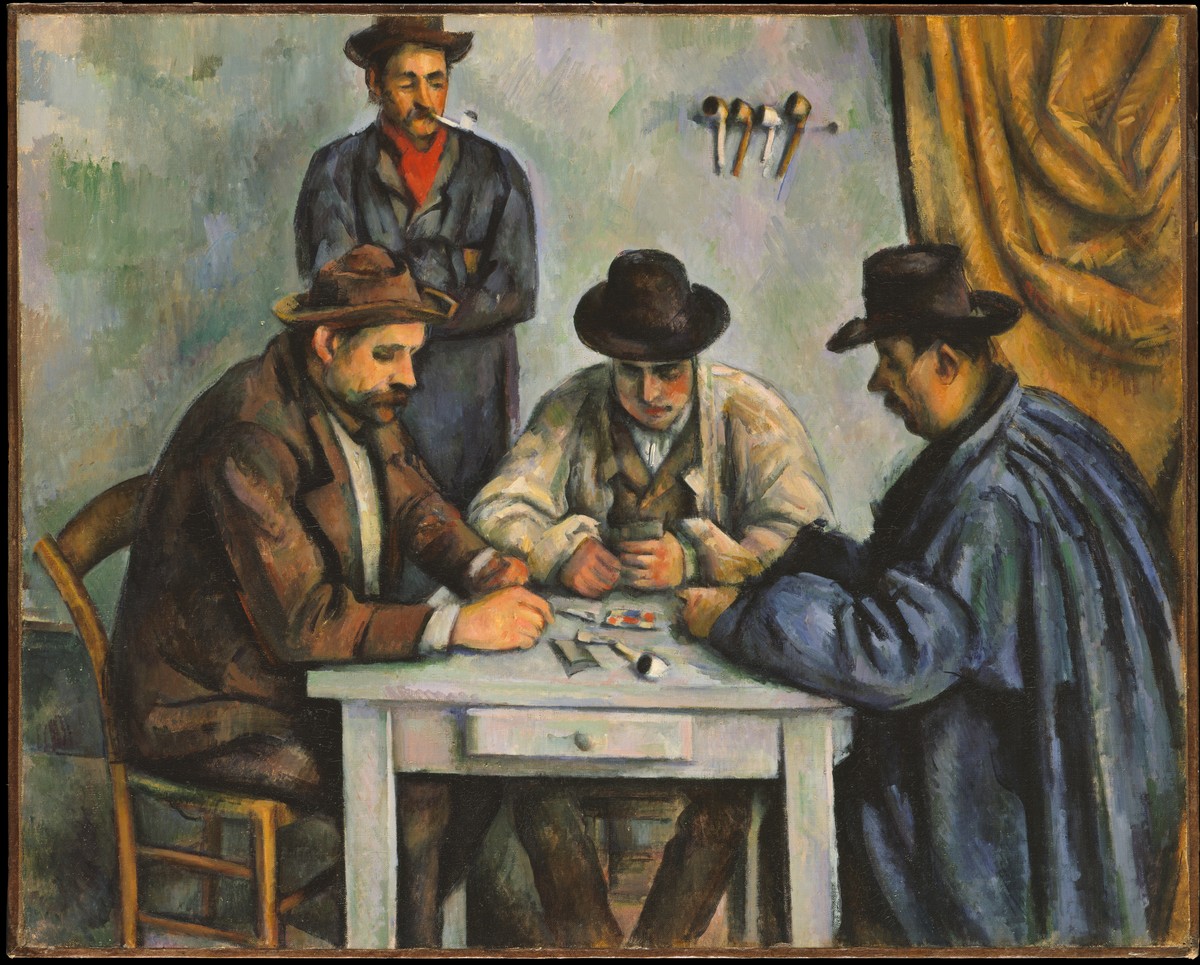 The Card Players by Paul Cezanne
