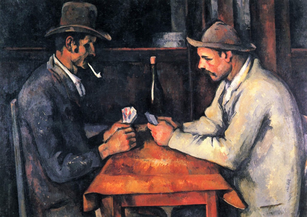 The Card Players by Paul Cezanne