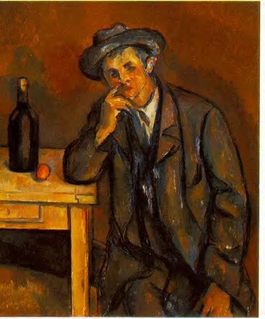 The Drinker by Paul Cezanne