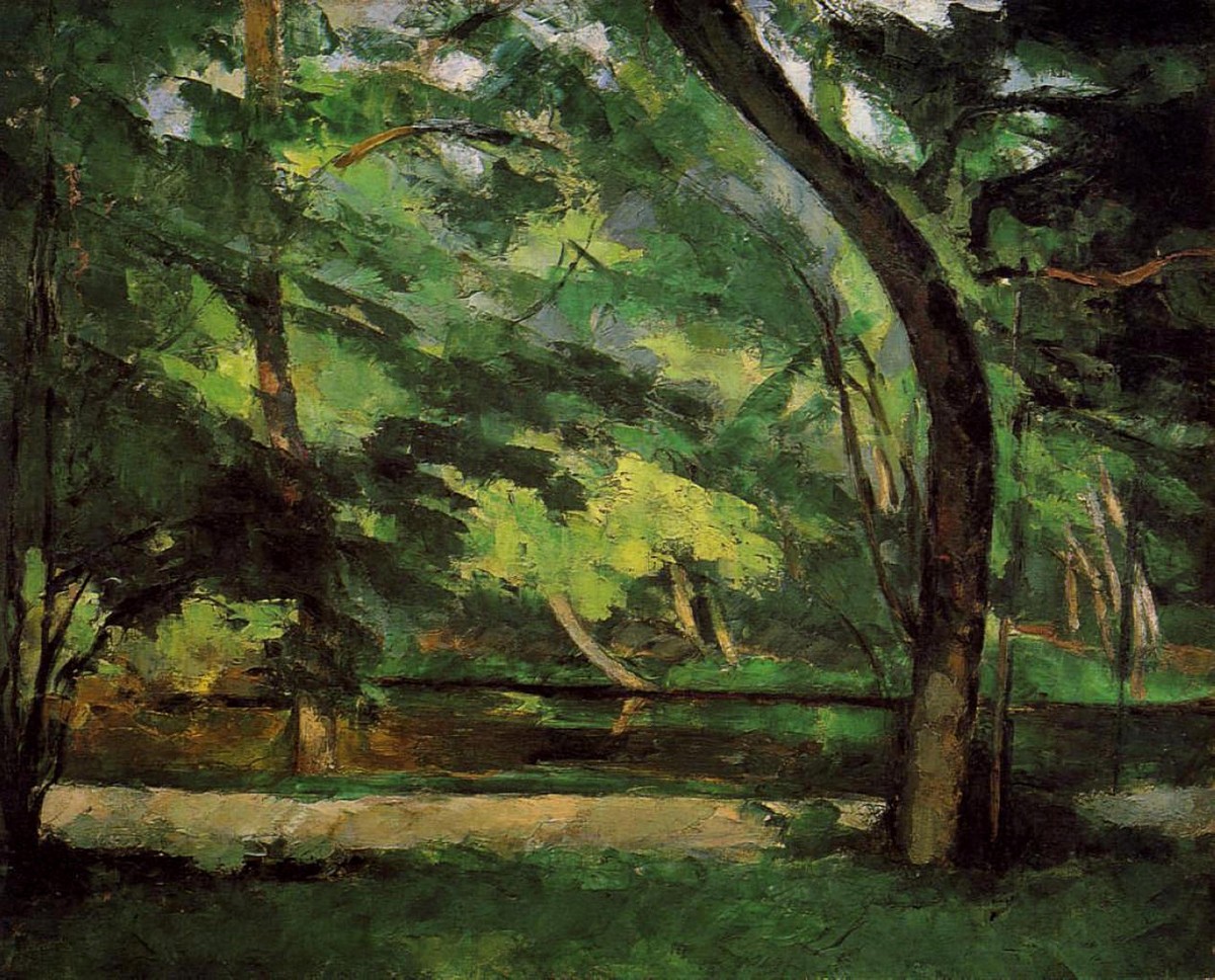The Etang des Soeurs at Osny by Paul Cezanne
