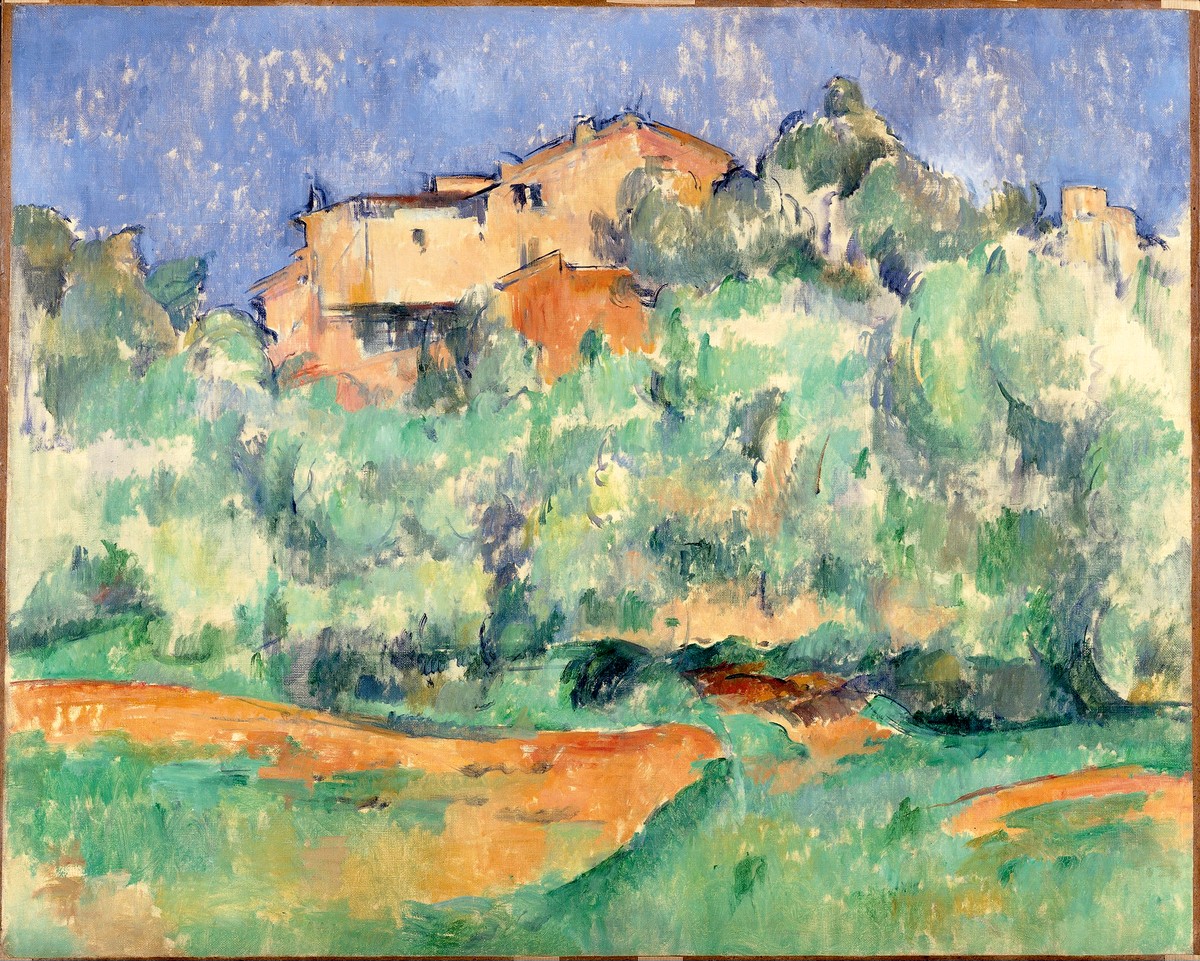 The farm of Bellevue by Paul Cezanne