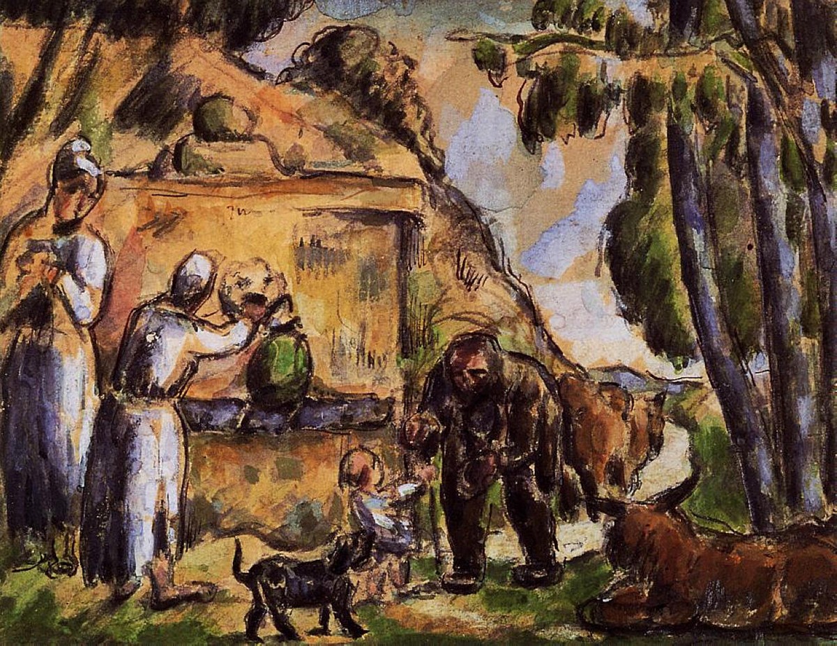 The Fountain by Paul Cezanne