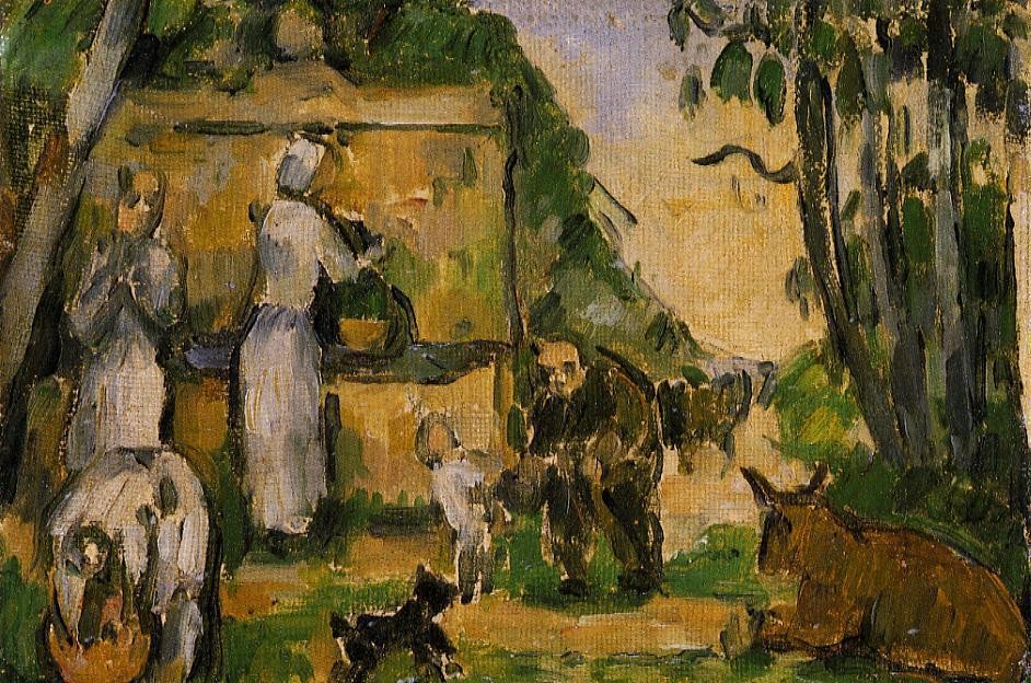 The Fountain by Paul Cezanne