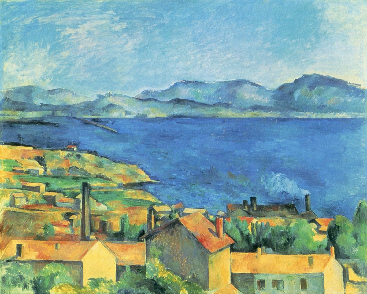 The Gulf of Marseille Seen from L'Estaque by Paul Cezanne