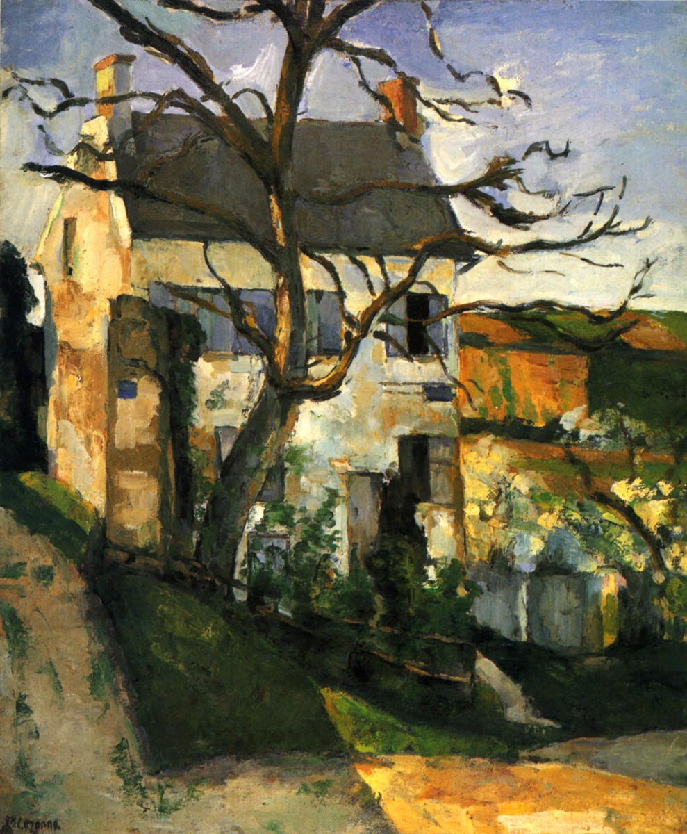 The House and the Tree by Paul Cezanne