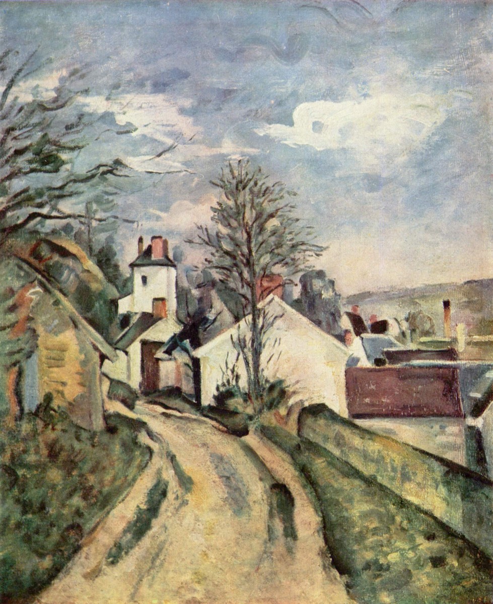 The House of Dr. Gachet in Auvers by Paul Cezanne