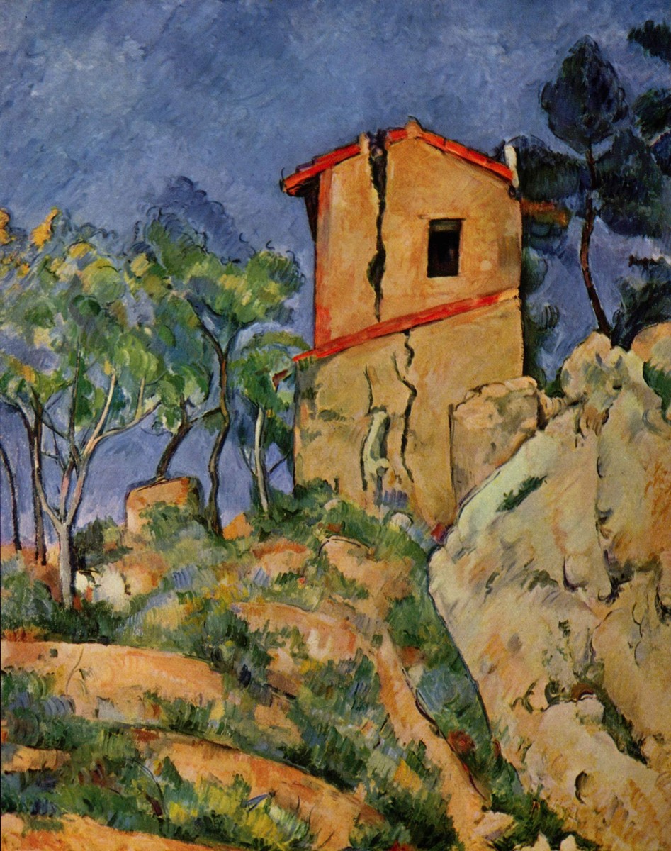 The House with the Cracked Walls by Paul Cezanne