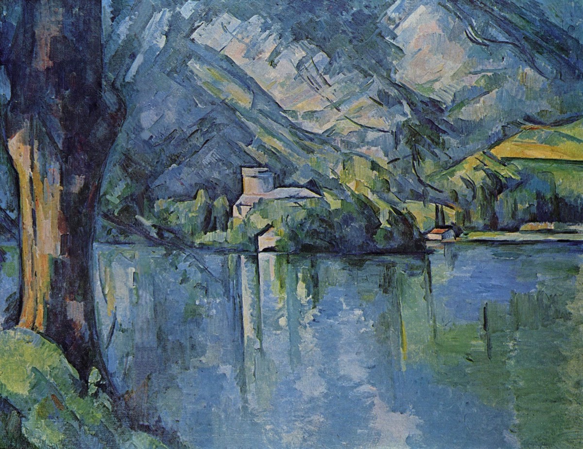 The Lac d'Annecy by Paul Cezanne