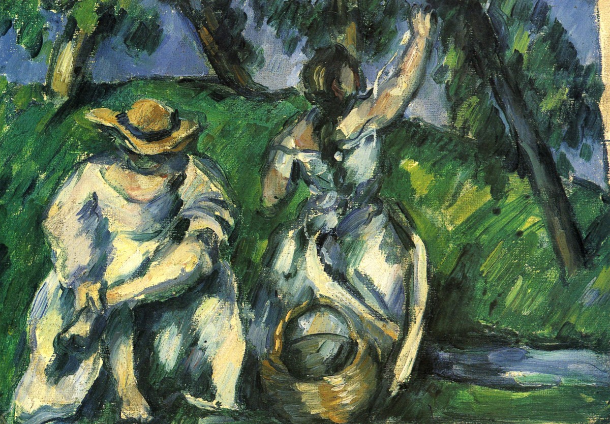 The Obstpfluckerin by Paul Cezanne