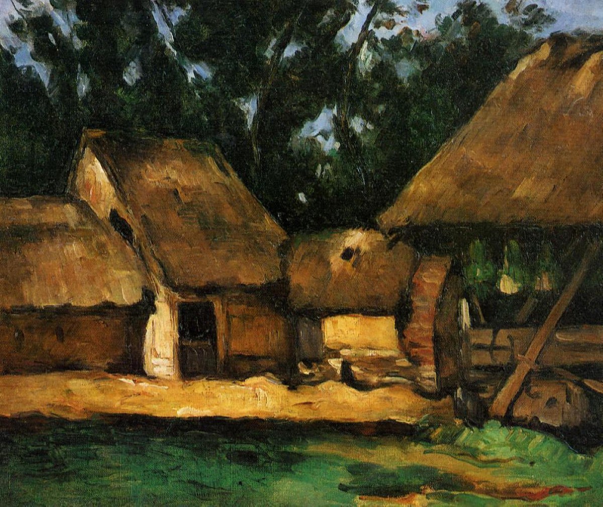 The Oilmill by Paul Cezanne