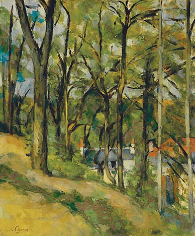 The Orchard by Paul Cezanne