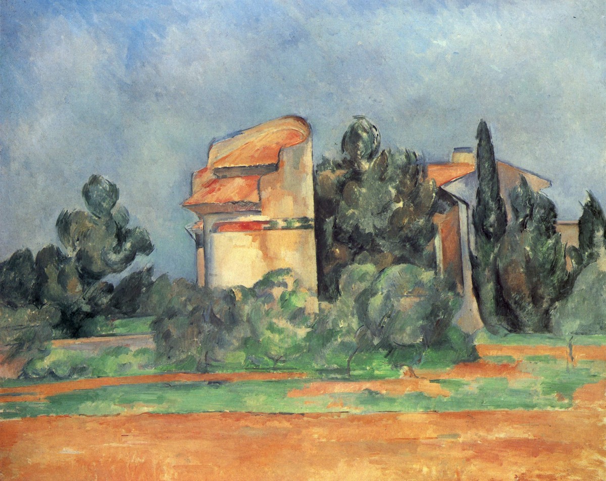 The Pigeon Tower At Bellevue by Paul Cezanne
