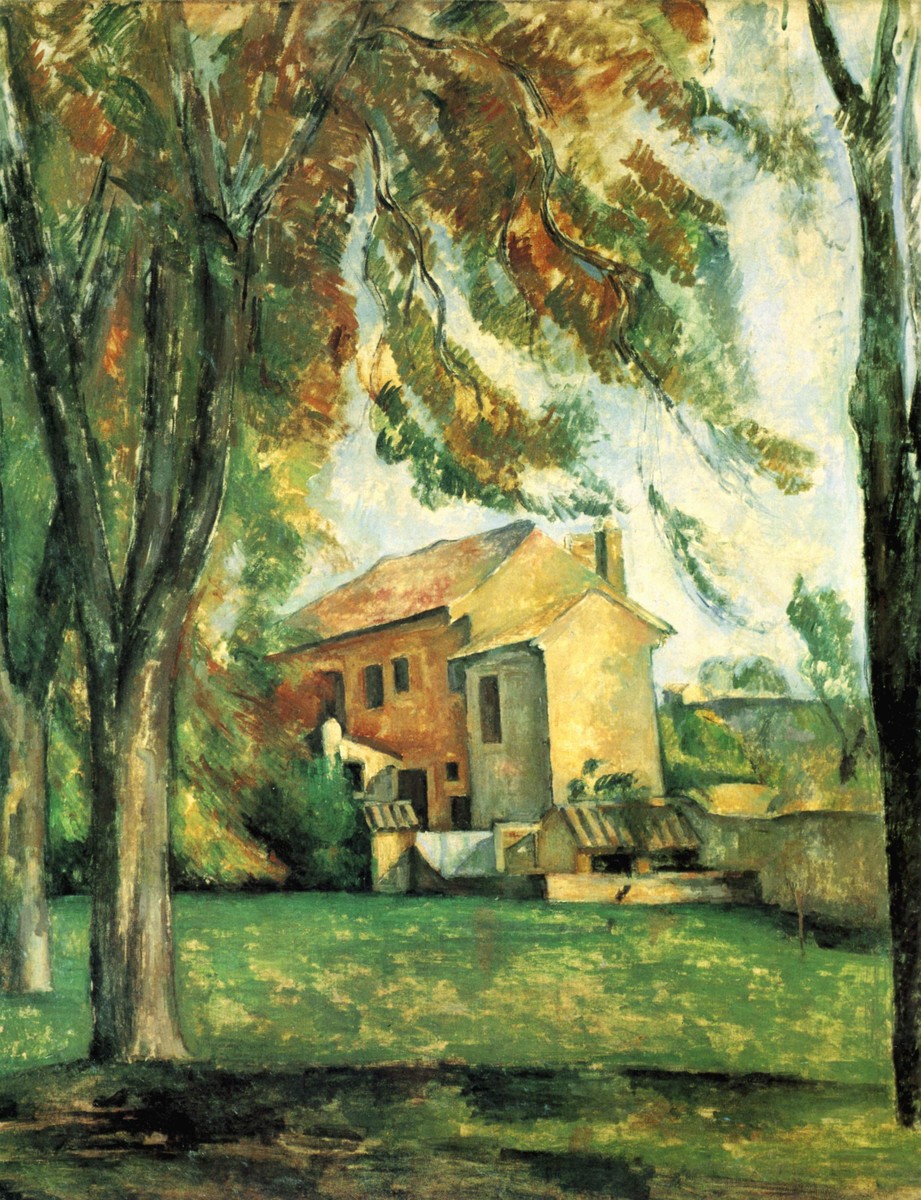 The pond of the Jas de Bouffan by Paul Cezanne
