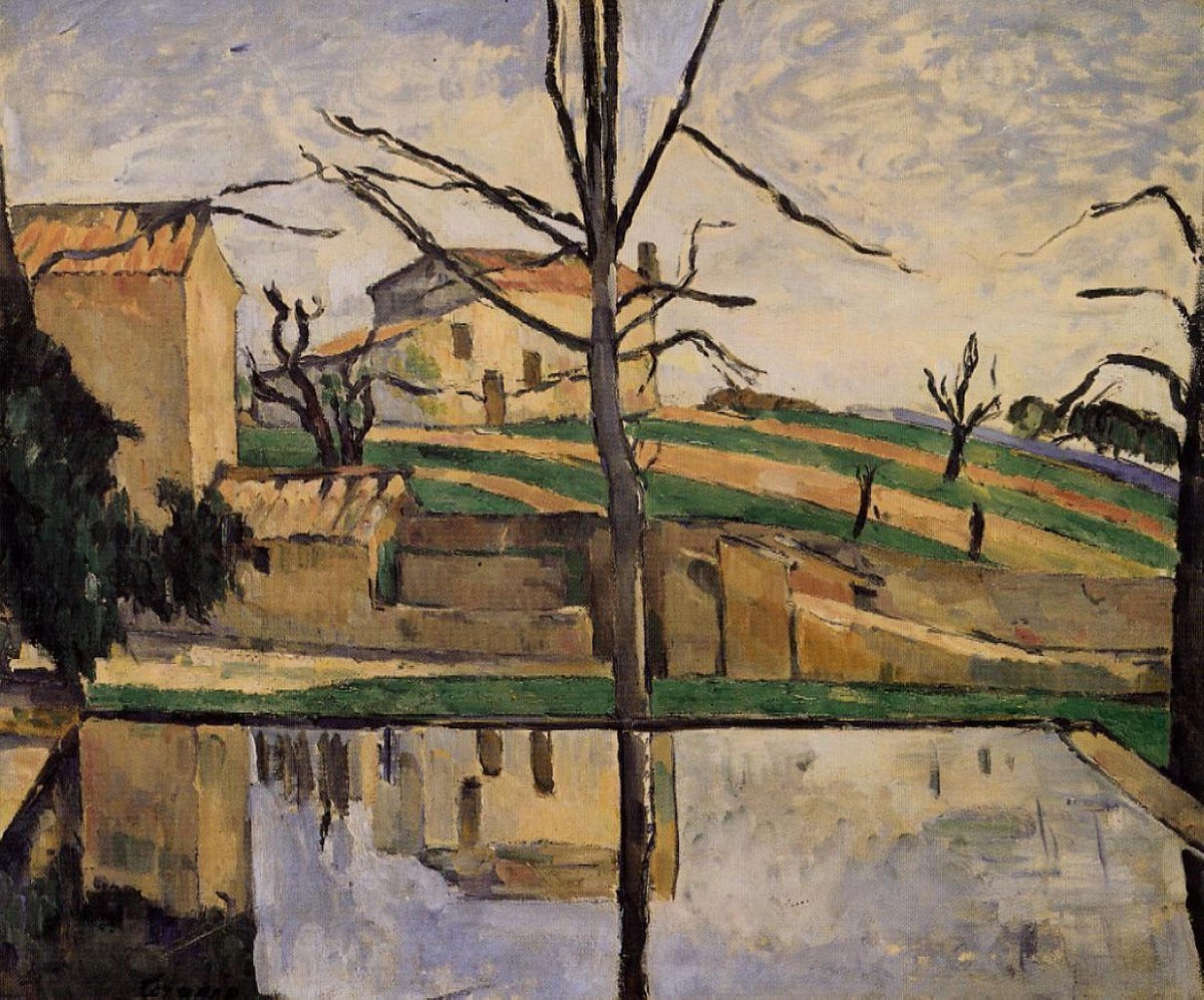 The Pool at Jas de Bouffan by Paul Cezanne