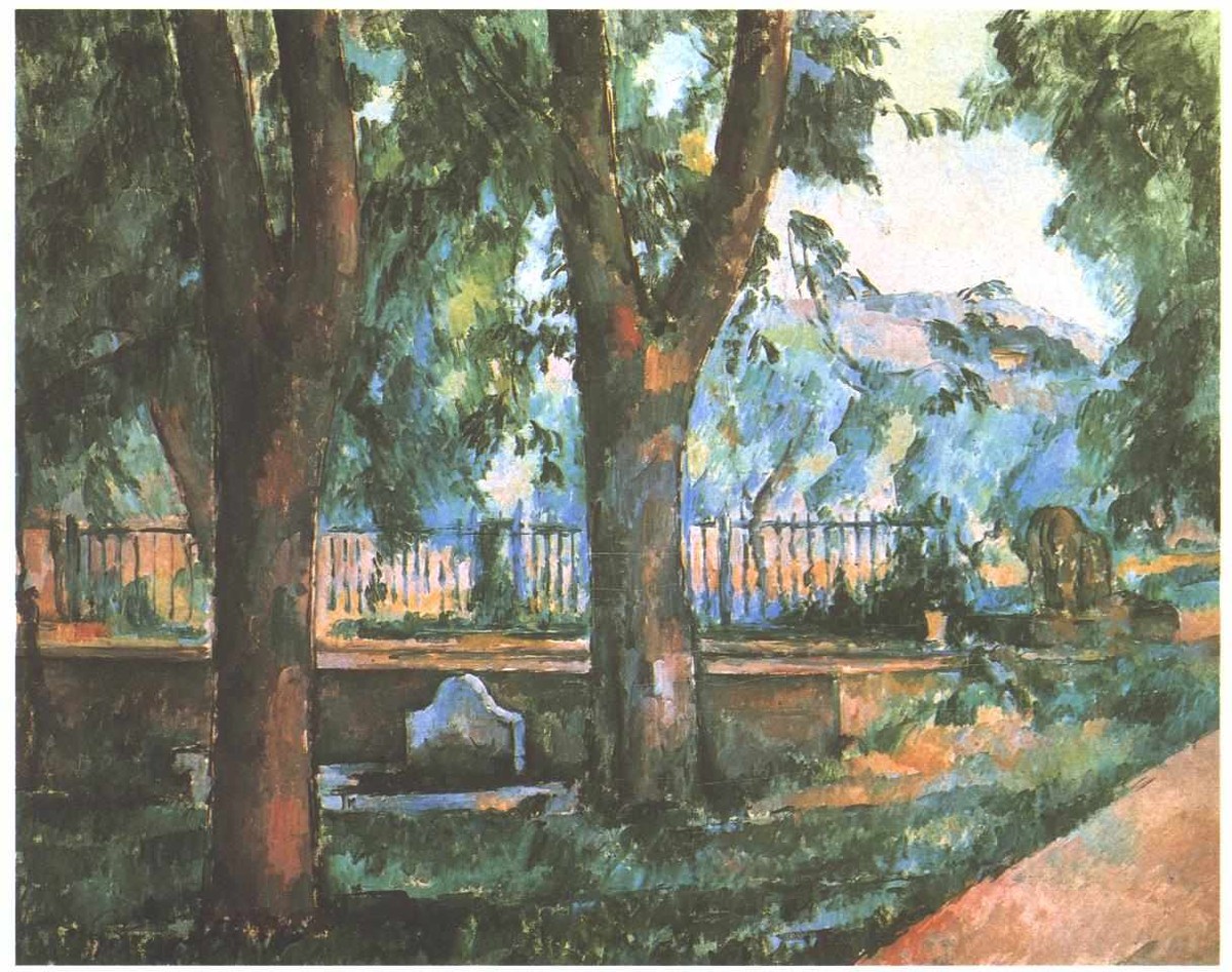 The Pool at Jas de Bouffan by Paul Cezanne