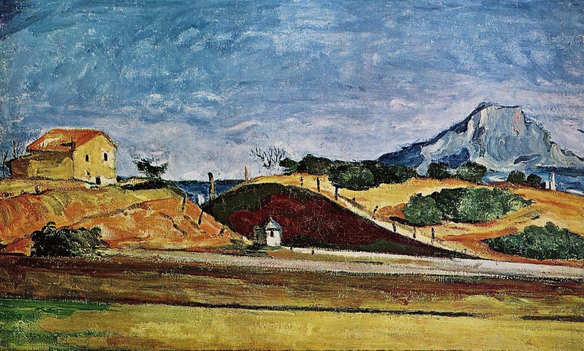 The Railway Cutting by Paul Cezanne