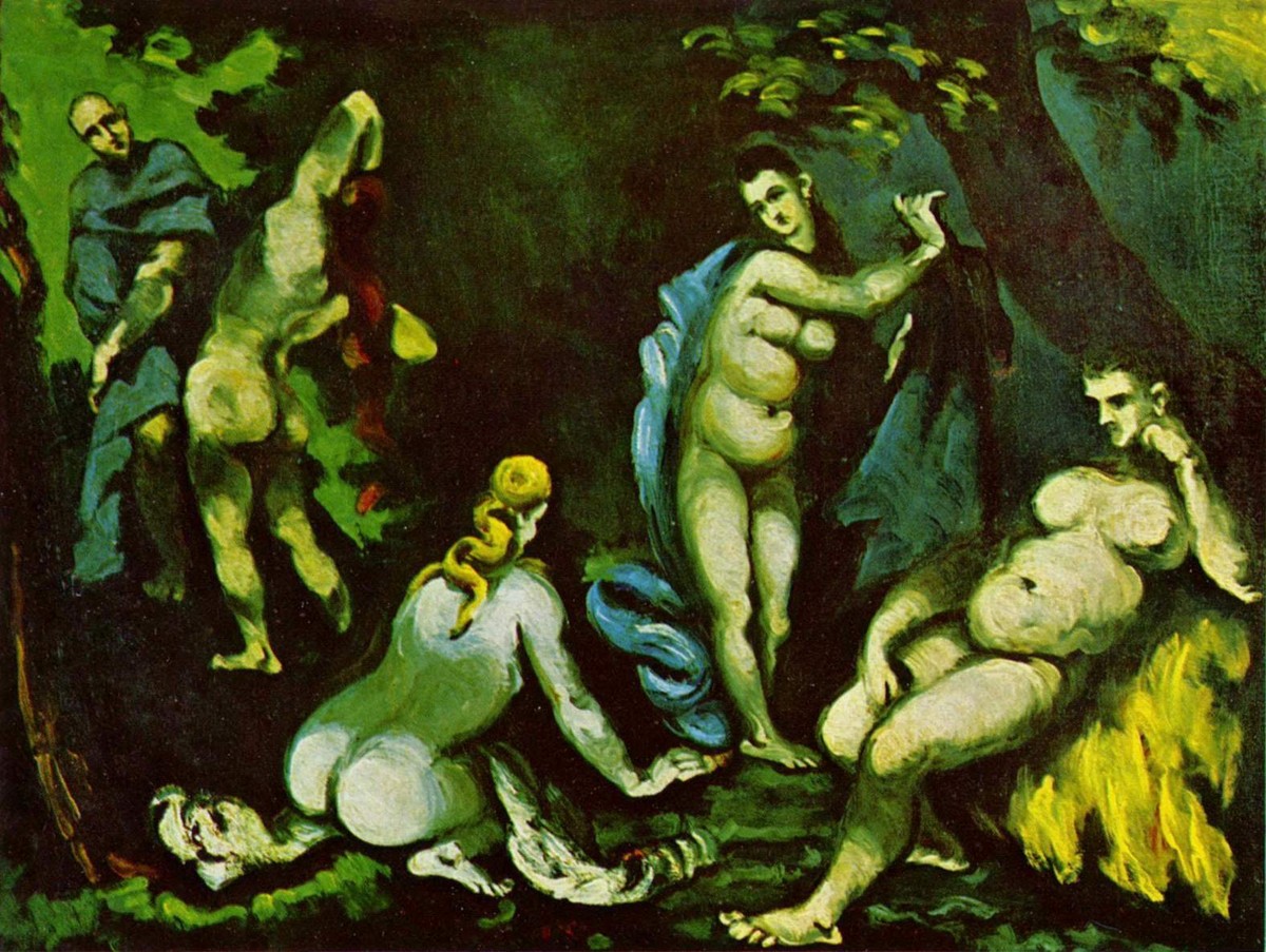 The Temptation of St. Anthony by Paul Cezanne
