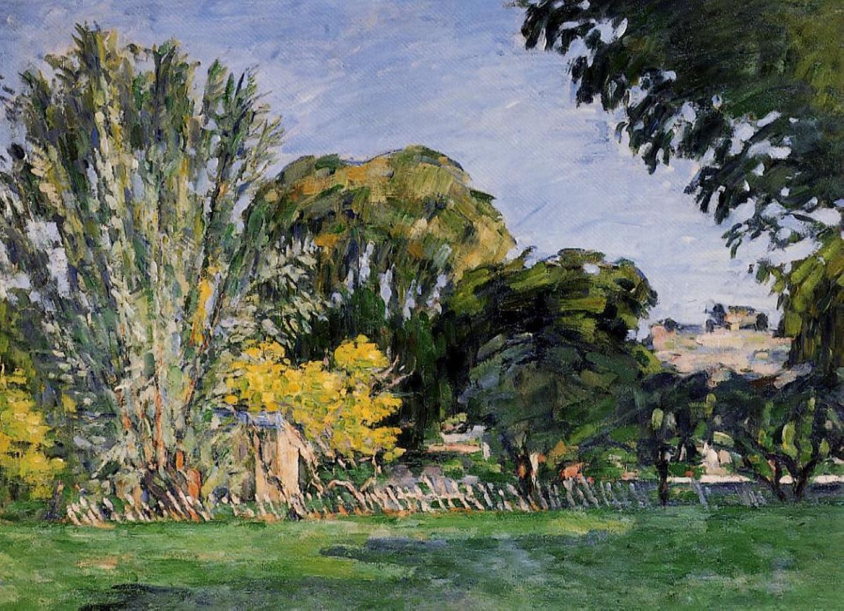 The Trees of Jas de Bouffan by Paul Cezanne
