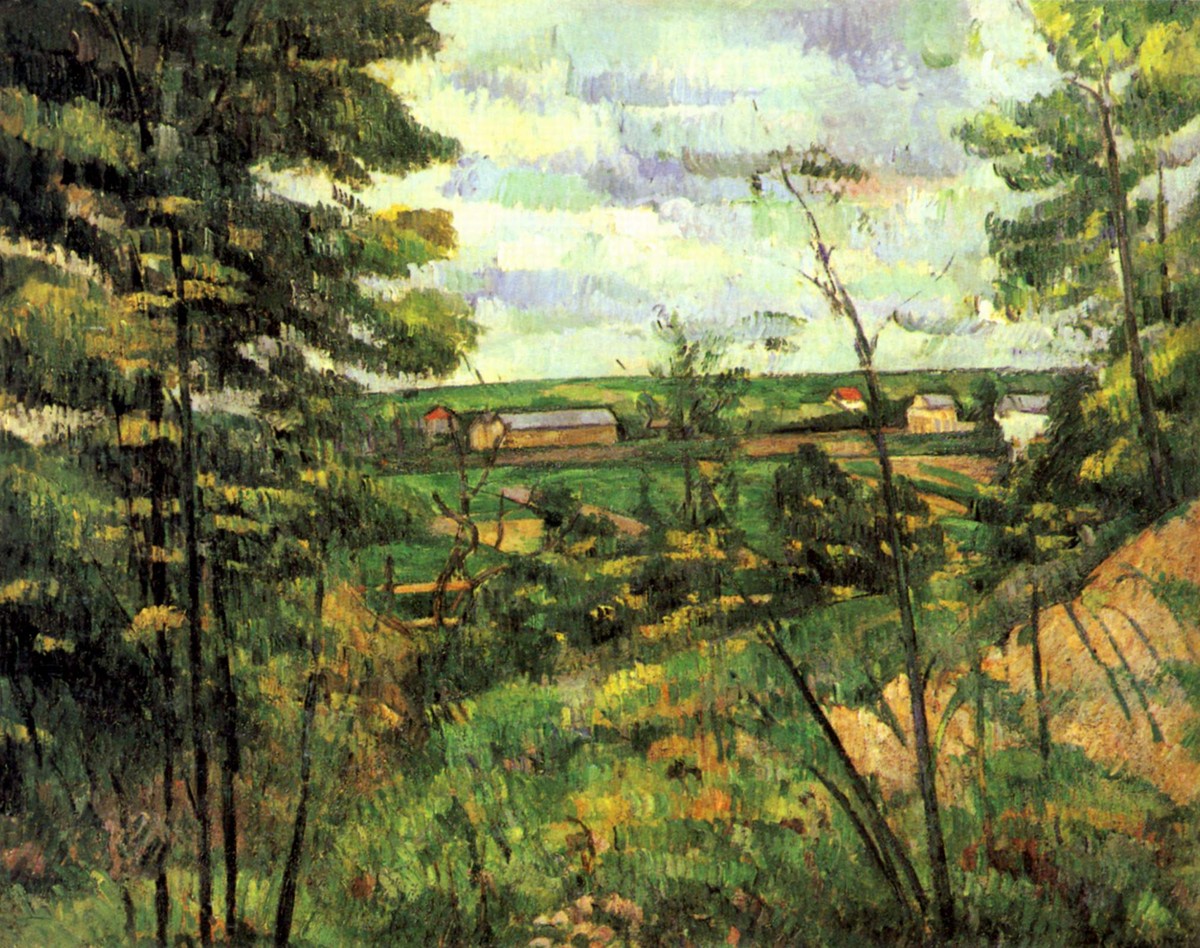 The valley of the Oise by Paul Cezanne