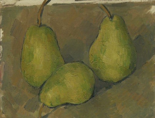 Three Pears by Paul Cezanne