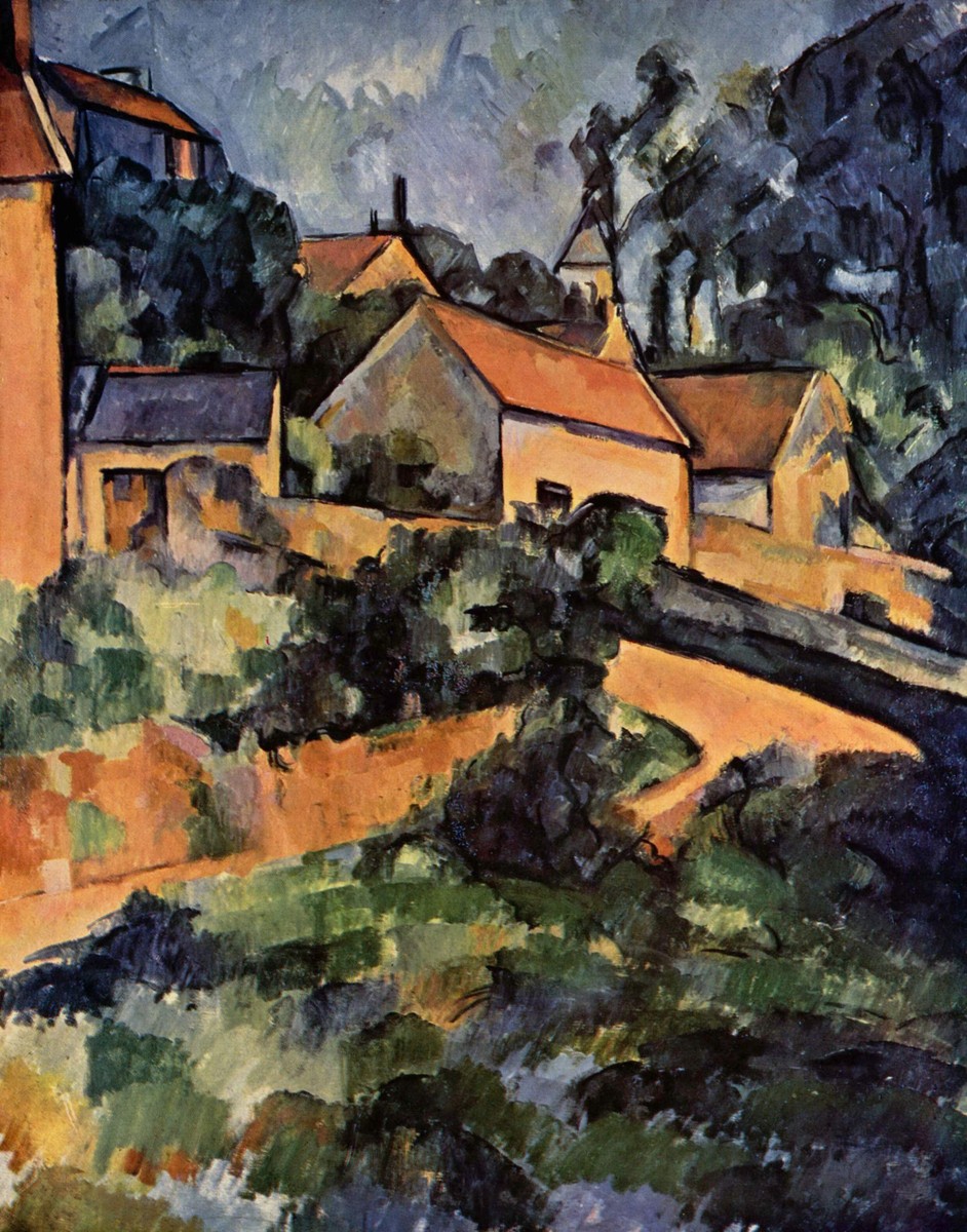 Turning Road at Montgeroult by Paul Cezanne