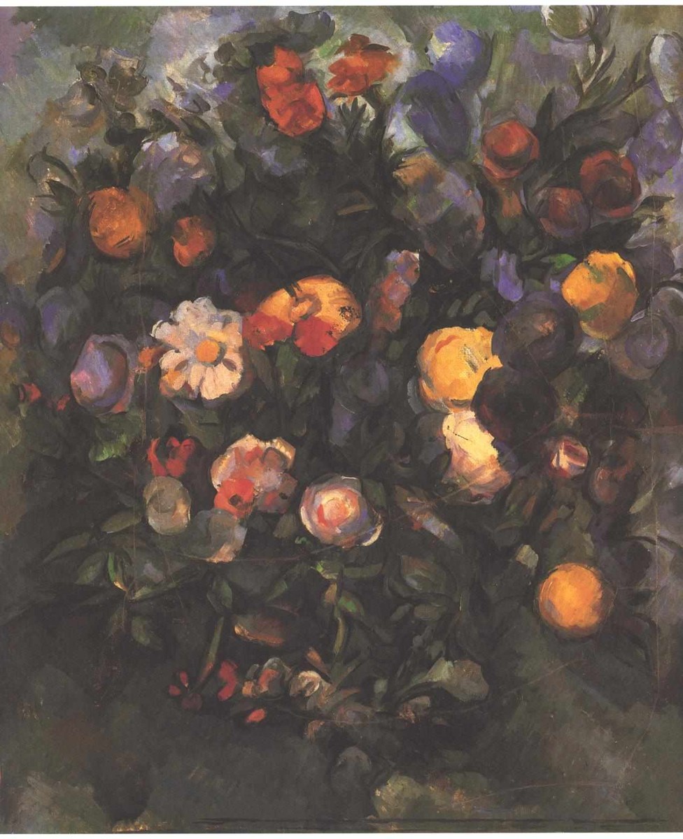 Vase of Flowers by Paul Cezanne