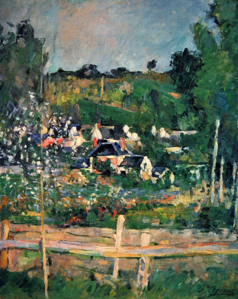 View of Auvers by Paul Cezanne