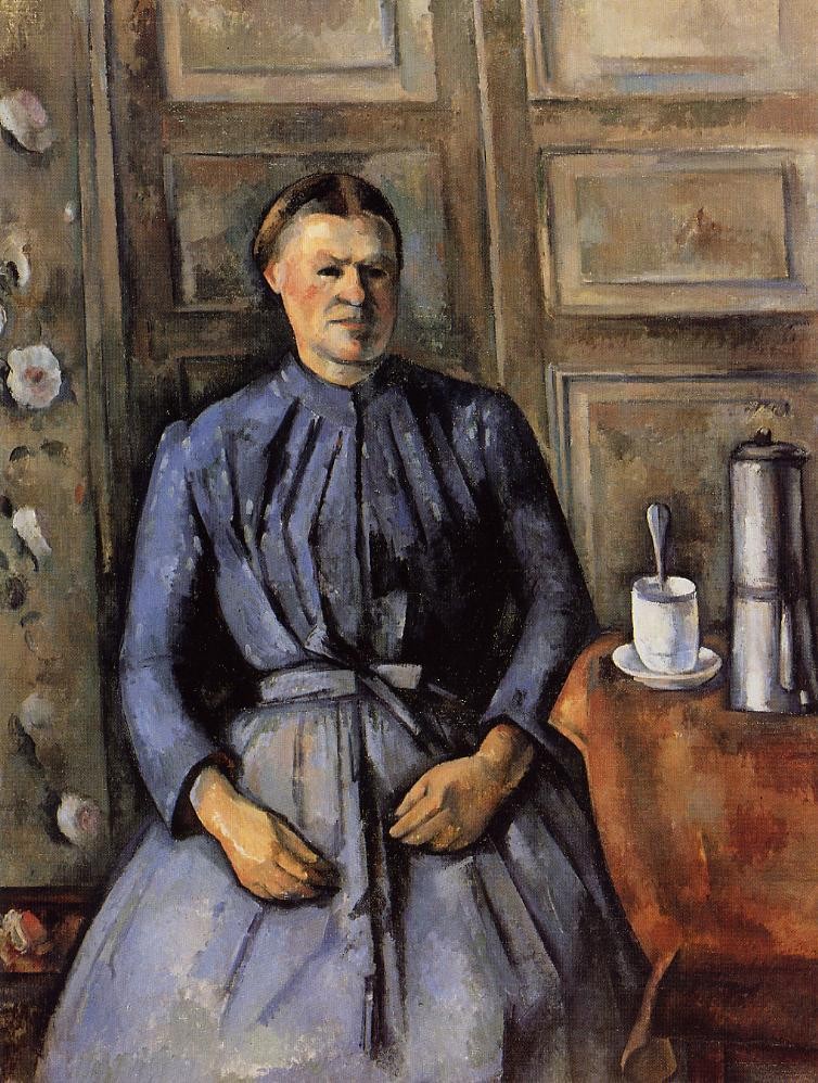 Woman with a Coffee Pot by Paul Cezanne