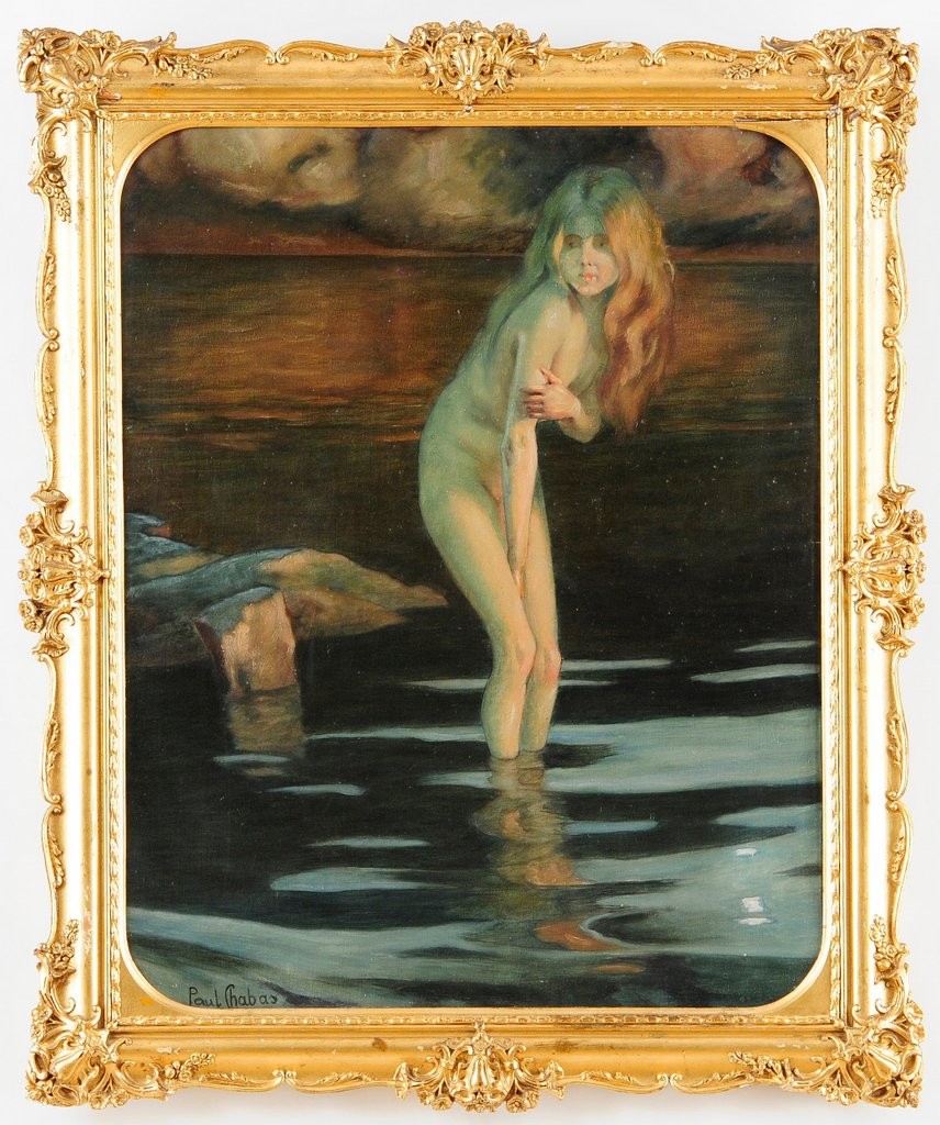La Baigneuse (Au Crépuscule) by Paul Émile Chabas