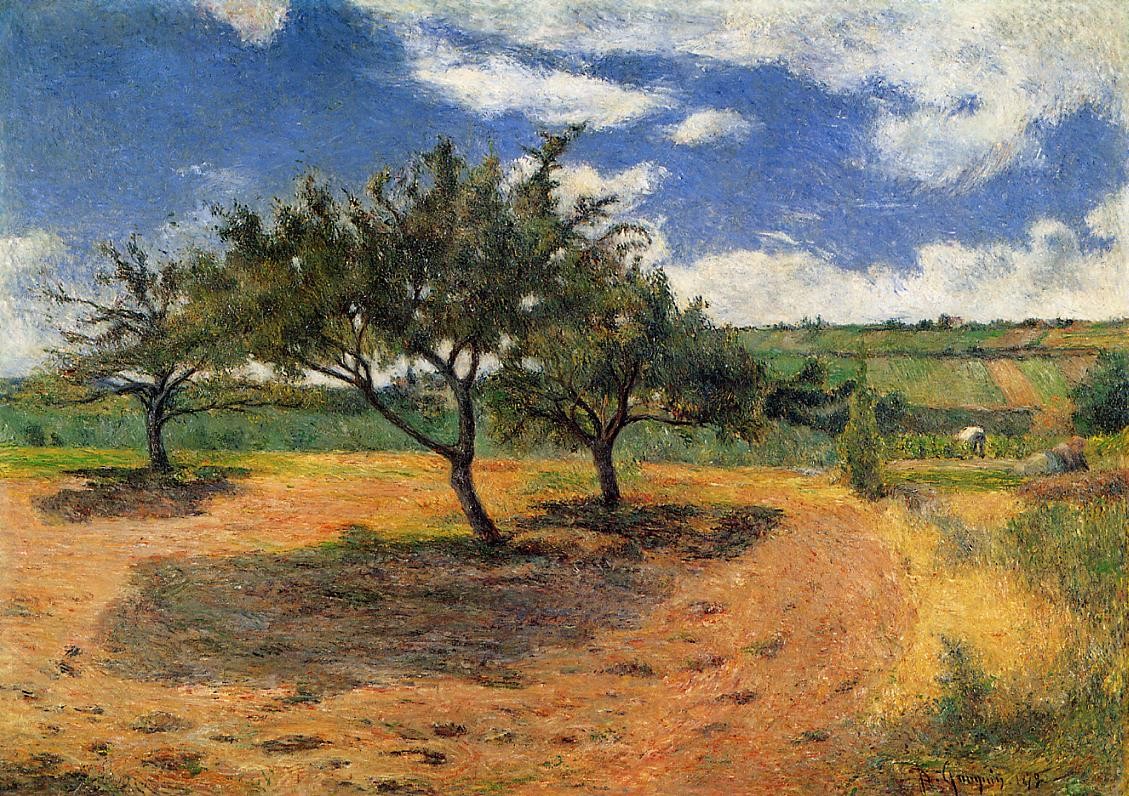 Apple-Trees in Blossom by Paul Gauguin